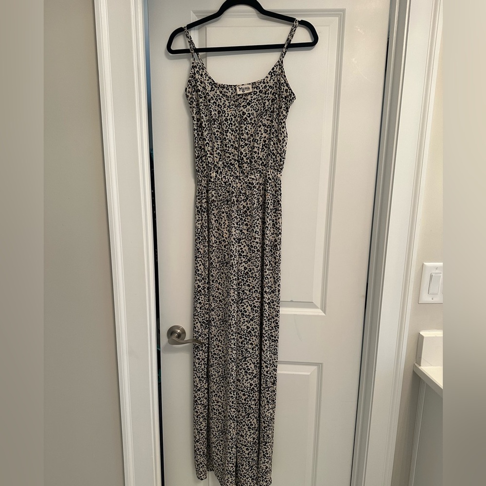 Show me your mumu leopard jumpsuit XS